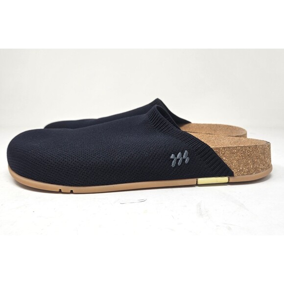 MESSAGE Henning Mules Clogs Black Minimalist Recovery Cork Vegan EU 39 US 8, 8.5 - Picture 5 of 12